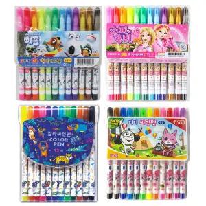 12색 사인펜 동아 문교 경인 싸인펜 향기싸인펜