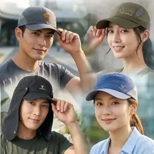 fuerze 등산모 모음 모자 여름 낚시 남녀공용 자외선차단 망사모자 가벼운 메쉬 트레킹