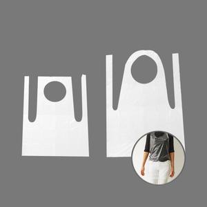 투명 일회용 비닐 앞치마 100개입/아동용 성인용 미술