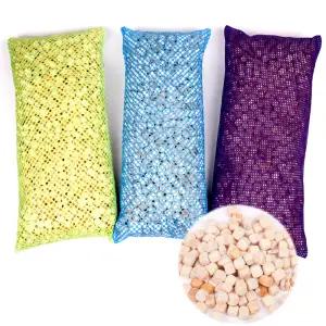 힐링라이프 편백큐브베개 1개 망사베개 색상랜덤 편백나무칩950g