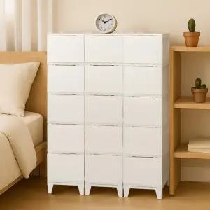 보노하우스 심플리 240 서랍장 5단 슬림형 인테리어 수납장