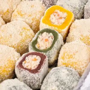 [대용량] 30년전통 장인이 만든 3색 두텁떡 1.3kg (55g x 24개입)