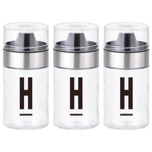 리본제이 무디타 유리 오일병 소스 양념통 레터링 H, 250ml, 3개