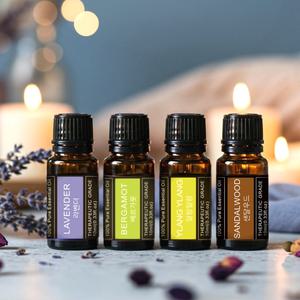 레노포프 수면 숙면에 좋은 천연 아로마오일 4종(라벤더,일랑일랑,버가못,샌달우드) 잠잘오는 향