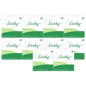 더마스킨 라이블리 생리대 롱팬티라이너18px10팩