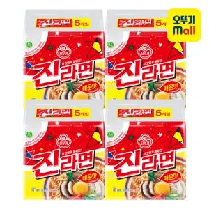 [본사직영] 오뚜기 진라면 매운맛 120g, 20개