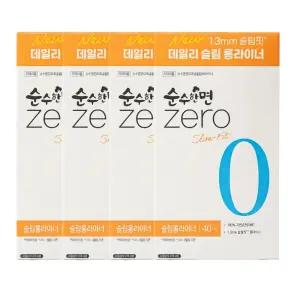 깨끗한나라 순수한면 제로 슬림 롱 팬티라이너40px4팩 (총160개입)