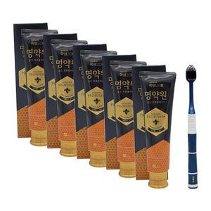 LG생활건강 죽염 명약원 골든프로폴리스 치약플러스5개+칫솔1개