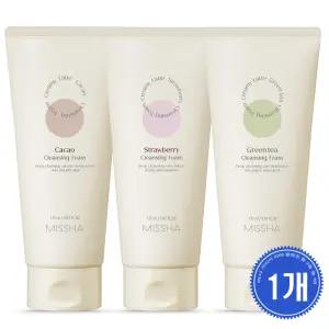 1+1+1 미샤 크리미 라떼 클렌징폼/녹차+딸기+카카오