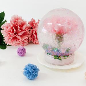 [문구티쳐]  토단 카네이션 워터볼 1인세트 하바리움 diy 만들기세트 반짝반짝 야광블럭