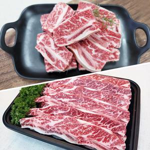 LA갈비 구이용 찜용 1kg 소고기 미국산 초이스 소갈비 설날 명절 더예쁜한우