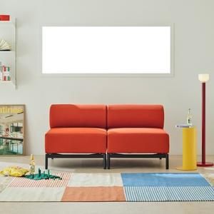 한샘 레이어드 패브릭 소파 2인 (8종/택1)