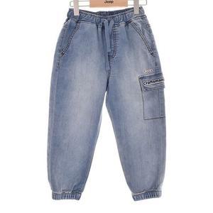 [지프키즈] KN2DPU721 아웃포켓 데님 조거 팬츠