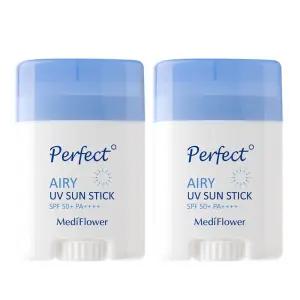 [메디플라워] 퍼펙트 에어리 유브이 선스틱 23g x2개 SPF 50+ PA++++