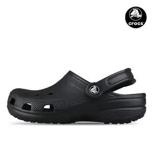 크록스 클래식 클로그 남자 여성 슬리퍼 샌들 블랙 10001-001