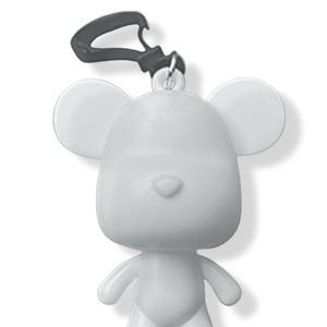 푸어링아트 미니베어브릭피규어 (열쇠고리형) 무지곰돌이 컬러링 색칠 키링 소품만들기