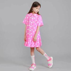 [아이러브제이] A.폴카 셔츠 반팔 원피스 JVUOP86