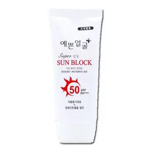 예쁜얼굴 수퍼 UV 썬크림 50ml 선블록 SPF50 자외선차단