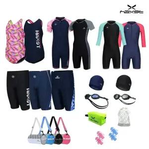 [세트 모음전] 남아 여아 아동 주니어 생존수영 5부 원피스 실내수영복