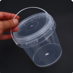 원형 1L 낚시 떡밥 원 통 손잡이 미술 물통 단체 대량