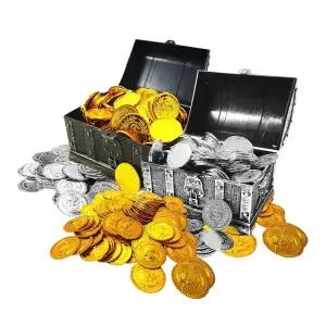 가짜 금화 은화 100개 달란트 데코 인테리어 파티소품 연극소품