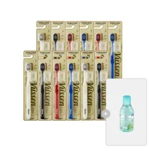 뷰센 더블와이드 칫솔 12입+쿨가글 100ml