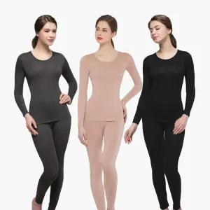 JHWIYP22 제임스딘 겨울 여성 발열 내의 내복 세트