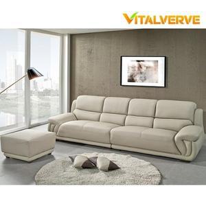 바이탈버브 라엘 콤비가죽 4인용 소파 보조세트
