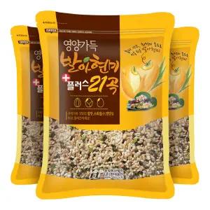 2025년 햇곡 발아현미 21곡 1.8kg (600gx3봉)