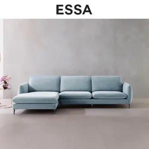 [에싸] [only h.mall 15만원 헤드 증정]딜라이트 4인 카우치형 카시미라 패브릭 소파