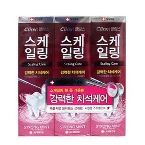 클링스 IS 스케일링케어 스트롱민트치약100gX3개입