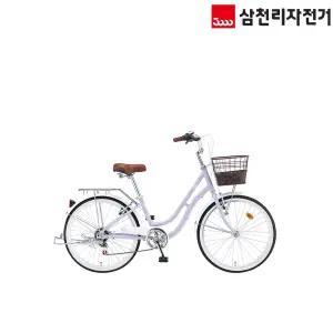 2026 삼천리 레스포 24 프림로즈 -완조립- 클래식 시티형 여성용 바구니자전거