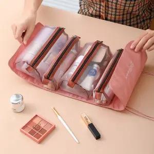 메쉬 여성 화장품파우치 대형 이너백 지퍼형 메이크업 파우치 OBG-CP2