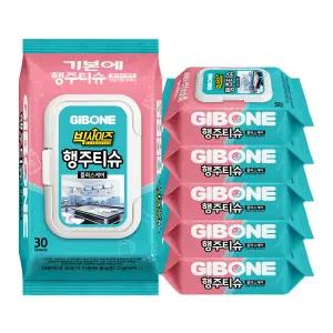 기본에 빅사이즈 행주티슈 플러스케어 30매 X 6팩