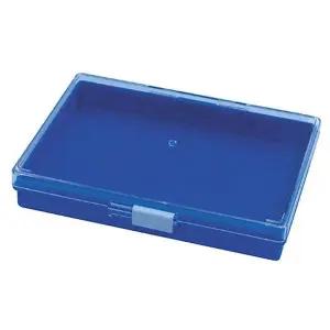 투명커버 소형 전자부품 케이스 블루 W27F4EC