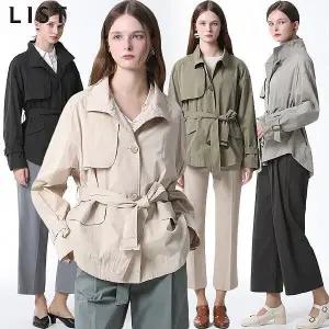 [리스트] 하이넥 숏 트렌치코트 (P003177285)