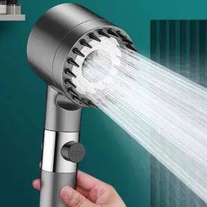 3단 조절 원터치 초고압 샤워 헤드 필터 내장 수압좋은 샤워기 헤드
