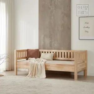 여명흙침대 더편백II 황토볼 원목소파 카우치