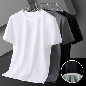 LN아이스메쉬 쿨링 반팔티 남녀공용 기능성 원단 반팔 데일리 여름 운동 라운드 무지 티셔츠