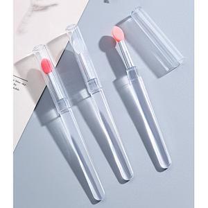 퓨에보 실리콘 립브러쉬 립스머지 휴대용 핑거팁 브러쉬 립스틱솔 립솔 실리콘붓