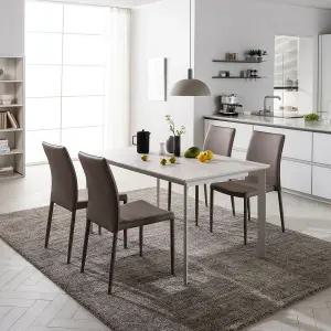 리바트 아르떼 스와레 4인 사각 세라믹 식탁