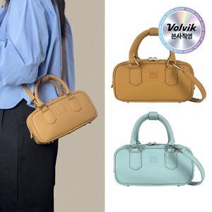 [볼빅][본사직영] 볼빅 VBDP 스퀘어 토트백 크로스백 브라운