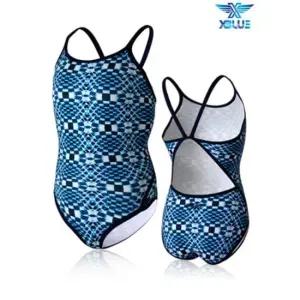 XBLUE 여아동 탄탄이 원피스 수영복 U11832 레슨 강습