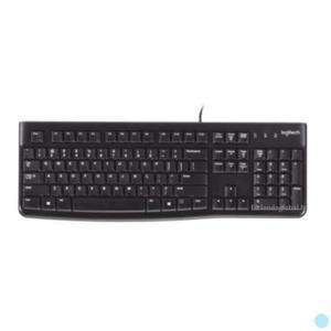 로지텍 유선 키보드 무소음 인체공학 키스킨 블랙