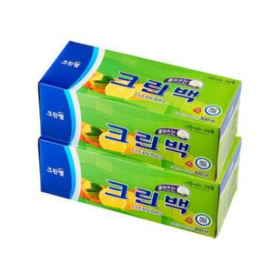 크린랩 크린백 비닐 위생팩 대형 30cmx45cm 300매 2개 (총600매)