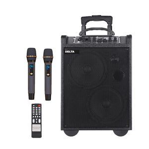 이동식앰프스피커+무선마이크2 버스킹 강의 행사 이벤트용 120W USB 블루투스