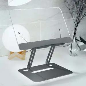 노르잇 투명독서대 높이조절 PR01AG_다크그레이 /오직 예스24에서만 판매하는 단독 컬러 독서대 출시!