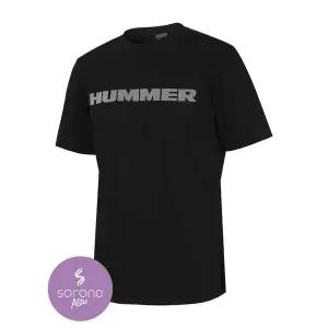 [하프클럽/험머]험머 남성 썸머 소로나 우븐 반팔 티셔츠 블랙