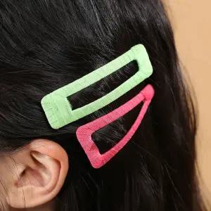 [비투비월드][엔젤슈슈] 세모 네모 똑딱핀 2p세트 포인트 머리핀