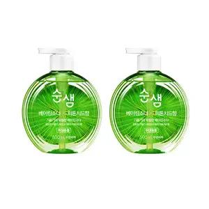 순샘 주방세제 용기 피톤치드, 500ml, 2개